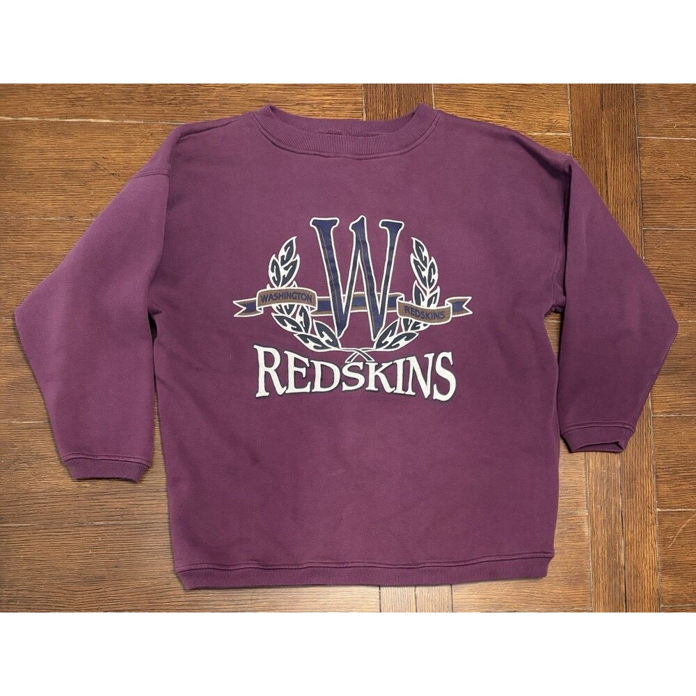 RARE Vintage Washington Redskins Sweatshirt Crewneck Men’s L NFL Cliff Engle